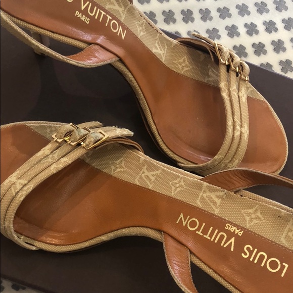 Vintage Louis Vuitton Heels (Size 38.5 US 7.5) - Picture 5 of 6